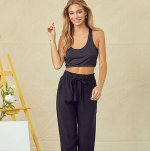 Jockey Women's Black Joggers